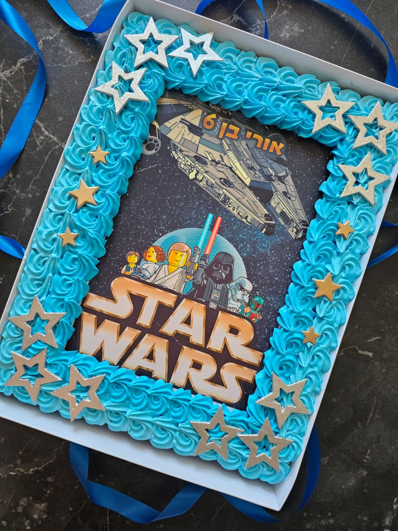 עוגת גן סטאר וורס STAR WARS CAKE